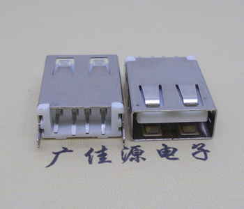 深圳USB AF立式 直插 加长款17.5MM 大电流3A插座