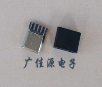 深圳麦克-迈克 接口USB5p焊线母座 带胶外套 连接器