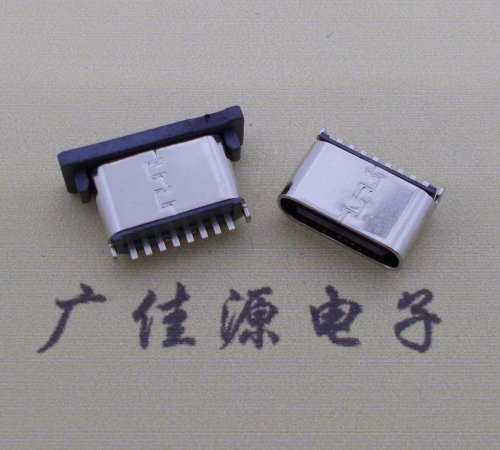 深圳连接器TYPE-C8P母座直立式插座H=5.0mm