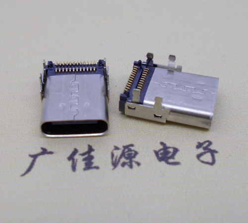 深圳板上型Type-C24P母座双排SMT贴片连接器