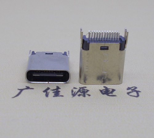 深圳type-c24p母座连接器夹板