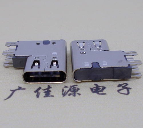 深圳type-c6p母座侧插加高连接器
