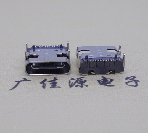 深圳板上型type-c16p母座连接器 卧式type-c16p母座接口