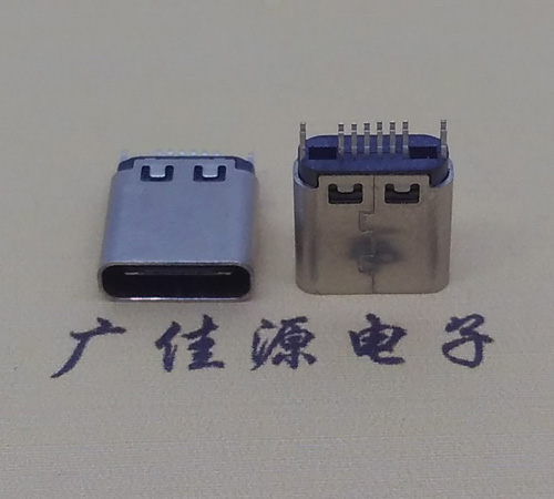 深圳type-c16p母座,夹板式type-c16p接口连接器