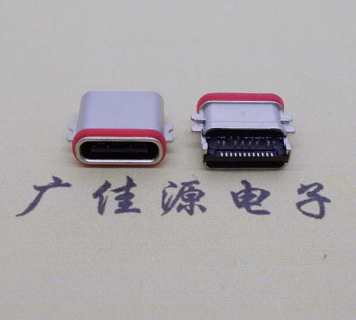 沉板usb 3.1 深圳type-c防水母座