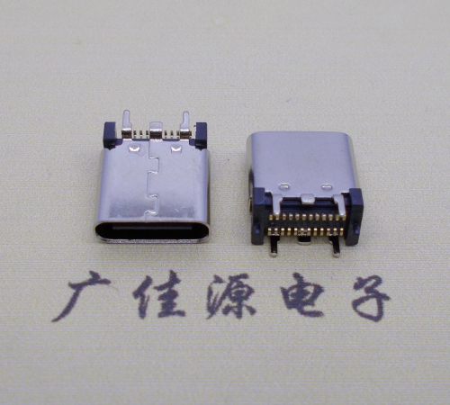 深圳立式type c24p母座立贴高8.8-9.3-10.0-10.5mm