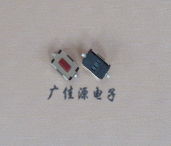 深圳两脚贴片按键开关3.5X6.1X2.5轻触开关红色按钮